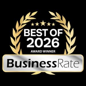 BusinessRate Best of 2026 Award Winner badge — Connected Minds, Mental Health Service, Marietta, GA
